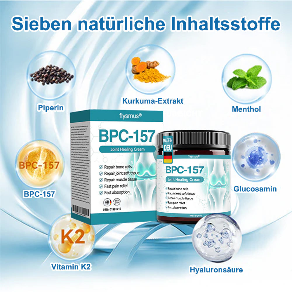 🇩🇪✨𝐟𝐥𝐲𝐬𝐦𝐮𝐬® 𝐁𝐏𝐂-𝟏𝟓𝟕 Gelenkheilcreme🦴Behandelt Arthritis, Neuropathie, Rheuma, Sportverletzungen und mehr🏆