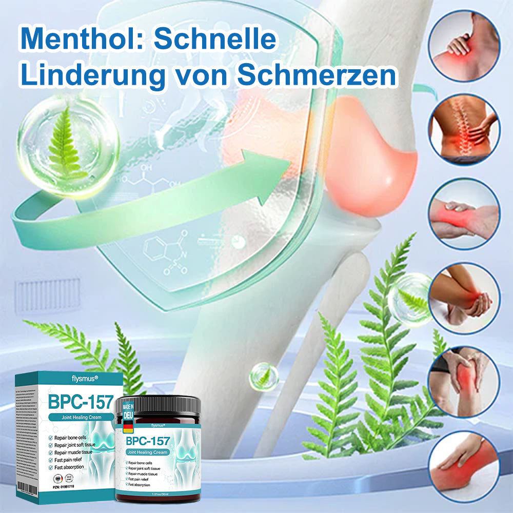 🇩🇪✨𝐟𝐥𝐲𝐬𝐦𝐮𝐬® 𝐁𝐏𝐂-𝟏𝟓𝟕 Gelenkheilcreme🦴Behandelt Arthritis, Neuropathie, Rheuma, Sportverletzungen und mehr🏆