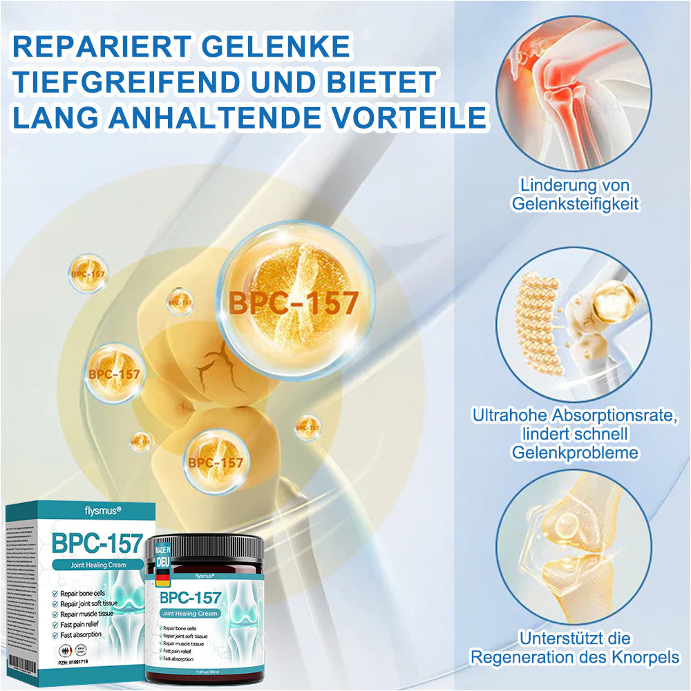 🇩🇪✨𝐟𝐥𝐲𝐬𝐦𝐮𝐬® 𝐁𝐏𝐂-𝟏𝟓𝟕 Gelenkheilcreme🦴Behandelt Arthritis, Neuropathie, Rheuma, Sportverletzungen und mehr🏆
